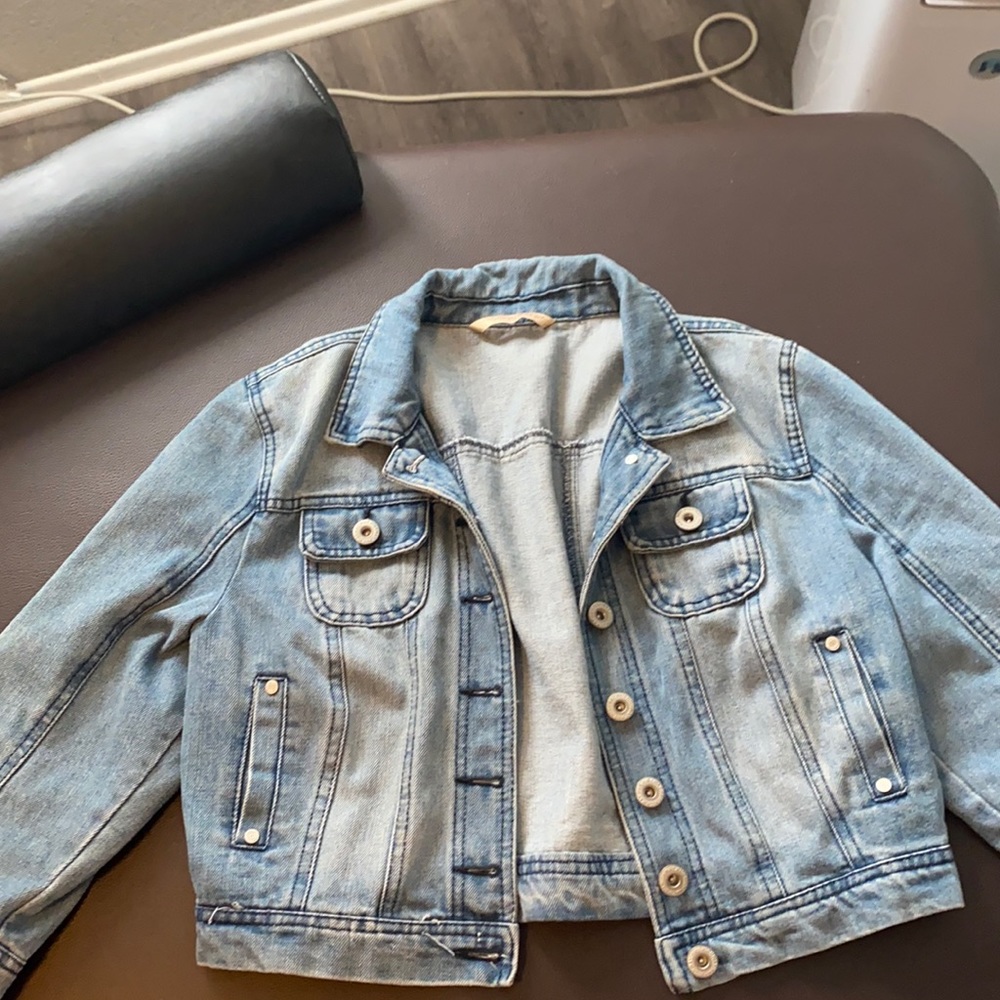 Jean jacket 3/4 sleeve